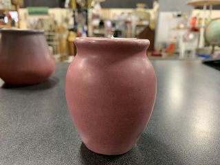 Muncie Pottery Vase Matte Rose