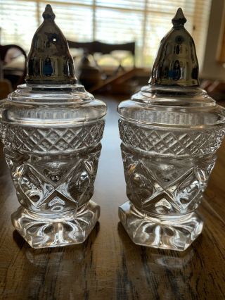 Vintage Cape Cod Imperial Glass Salt & Pepper Shakers