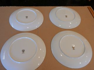 4 - Noritake Fine China MARGOT 5605 Dinner Plate 10 1/2 