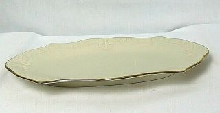 Lenox China Chadwick Small Tray,  Hand Decorated With 24 Karat Gold