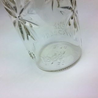 Vintage Ball 50th Anniversary Star Burst Anchor Hocking Jelly Jar Juice Glass 5