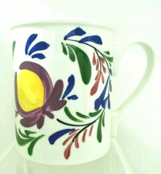 Kb.  " Portmeirion " Welsh Dresser Floral Design Coffee Mug Made In Britain