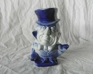 Burleigh Ironstone Charles Dickens Mr Micawber Toby Jug Pitcher Staffordshire