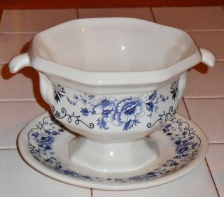 Vintage Iroquois China Clinton Inn Open Sauce Boat Bowl Henry Ford Museum