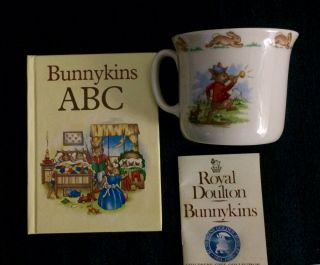 Royal Doulton Bunnykins Fine Bone China Baby Cup & Abc Book