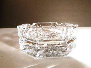 Vintage Waterford Crystal Ash Tray 3 1/2 " Made In Ireland