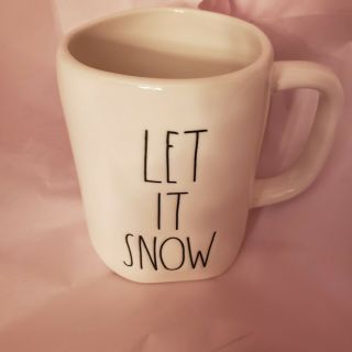 Rae Dunn Ceramic Let It Snow Coffee Mug