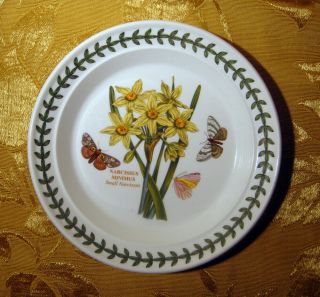 Portmeirion Botanic Garden Small Narcissus Bread & Butter Plate 7 1/4 "