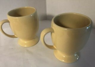 Southern Living At Home Gail Pittman Hospitality Coffee Mugs Yellow (set Of Two)