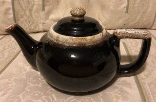 Vintage Pfaltzgraff Gourmet Brown Teapot With Lid