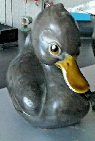 LG Pr.  Mid Century,  Ceramic Pottery Duck Figurines Made In USA,  Anthony,  125 &6 5