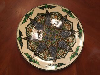 Art Deco 10 1/2 Inch Royal Doulton Persian 8 Point Star 1912 Plate