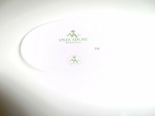 Rare VISTA ALEGRE Canarias 10 7/8 by 14 1/4 inch Platter from Portugal 3