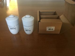 Noritake Whitecliff Salt Pepper Shaker Set