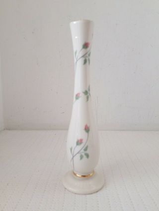 Lenox - Rose Manor Bud Vase,  Made In U.  S.  A. ,  Age Unknown,  Pre - Owned