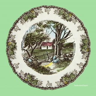 Johnson Brothers,  The Friendly Village/stone Wall,  Dinner Plate,  England