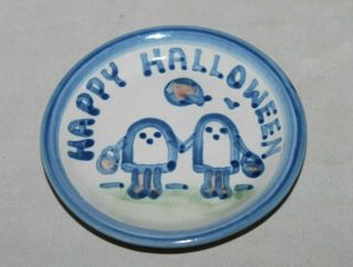M.  A.  Hadley " Happy Halloween " Mini Circular 4 " Round Coaster/dish