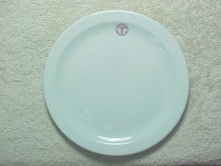 U S Army Medical Department Caduceus Shenango China 6.  25 " Bread / Salad Plate