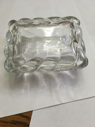 Fostoria Colony Glass Trinket Box