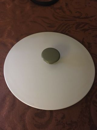 Vintage Corning Ware Lid For 4 Qt Avocado Green Dutch Oven Casserole (lid Only)
