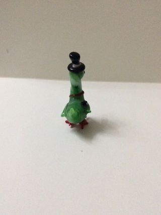 Murano Glass,  Pirelli,  Bimini;Glass Donald Duck Figure,  Donald Duck Ornament 3