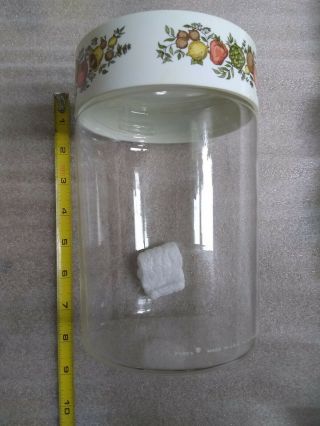 Vintage Pyrex Corning Ware Spice Of Life See N Store Canister With Lid & Seal