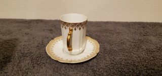 m redon limoges tea cup and saucer 2