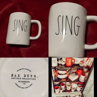 Rae Dunn Sing Mug Farmhouse Coffee Tea