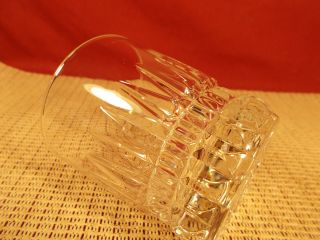 Cristal d ' Arques Crystal Barcelona Pattern Old Fashioned Glass 3 5/8 
