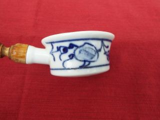 Antique Flow Blue Strainer Porcelain/ Fine China 