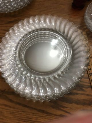 6 9 Inch Fostoria Colony Glass Dinner Plates