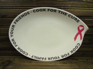 Pass The Plate By Villeroy & Boch Serving Platter Cook For The Cure Pink Ribbon