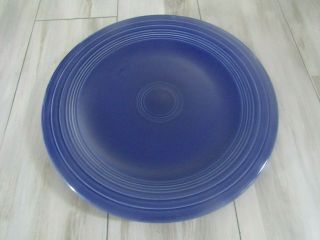 Vintage Fiesta Ware Cobalt Blue Dinner Plate 10.  5 "