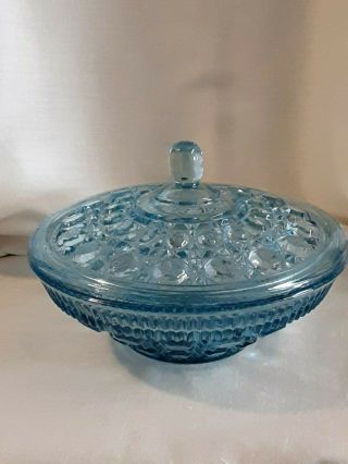 Vintage Indiana Glass Candy Dish With Lid