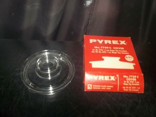 Vtg Pyrex 7759c Lid Only Corning 9 Cup Percolator Glass 6212 1 Qt Saucepan