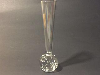 Clear Controlled Bubble Vase/paperweight