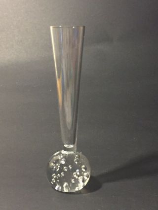 Clear controlled Bubble Vase/paperweight 2