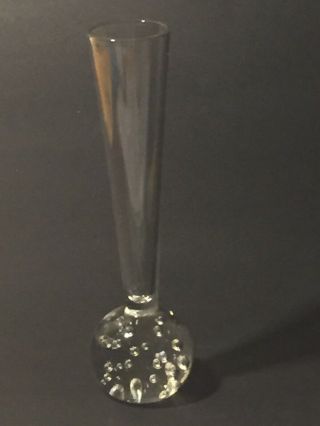 Clear controlled Bubble Vase/paperweight 4