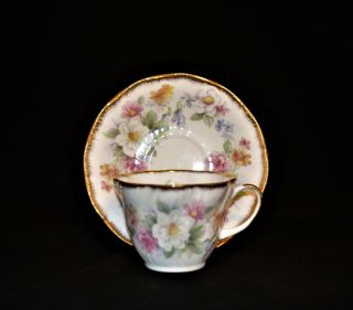 Queens Staffordshire Bone China England Cup And Saucer Set