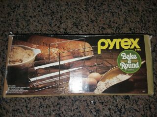 Vintage Pyrex Bake A Round Glass Bread Tube By Corning Guc