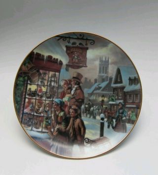The Toy Store Collector Plate 1990 Lloyd Garrison W.  S.  George Fine China