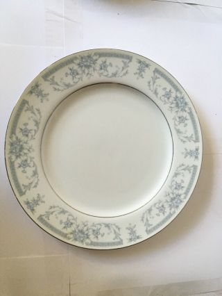 2 - Sheffield Blue Whisper Porcelain Fine China 10.  5”dinner Plates Made In Japan
