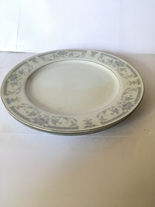 2 - Sheffield Blue Whisper Porcelain Fine China 10.  5”Dinner Plates Made In Japan 3