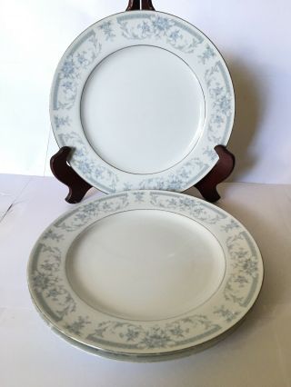 2 - Sheffield Blue Whisper Porcelain Fine China 10.  5”Dinner Plates Made In Japan 4