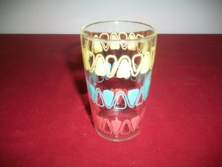 Vtg Swanky Swig 3 1/2 " T Juice Glass 1950 