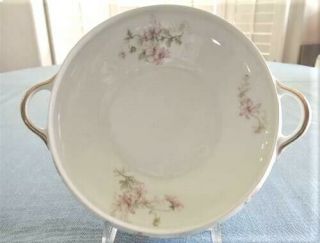 Chas.  Field Haviland Limoges Gda Round Vegetable Bowl With Two Handles