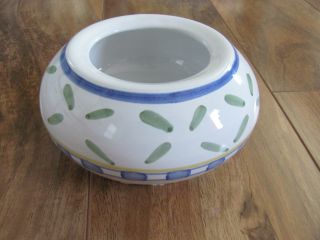 Williams - Sonoma Tournesol Italy - Yellow Blue Green - Sugar Bowl Without Lid