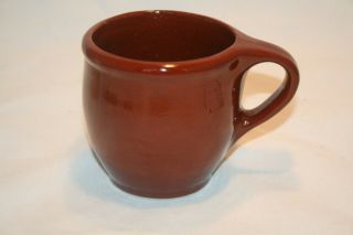 Ned Foltz Pennsylvania Redware Pottery 1987 Large Mug Coffee Cup EUC 4