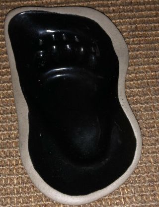 Vintage Pigeon Forge Pottery Tenn Bear Paw Claw Footprint Ashtray Dish