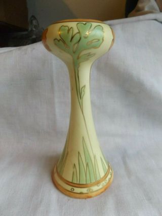 Antique Vintage Royal Dux Bohemia Austria Vase Art Nouveau 7 1/4 " Tall